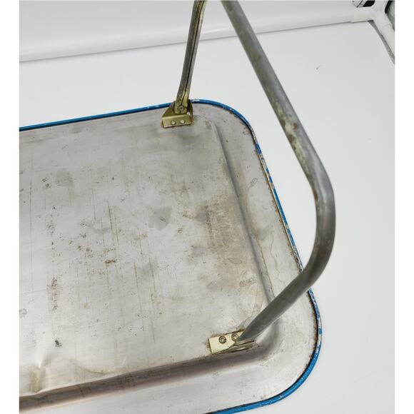 Vintage 1960's Tin Children's TV Tray Bozo the Clown on TV w/ Folding Legs - Picture 10 of 10